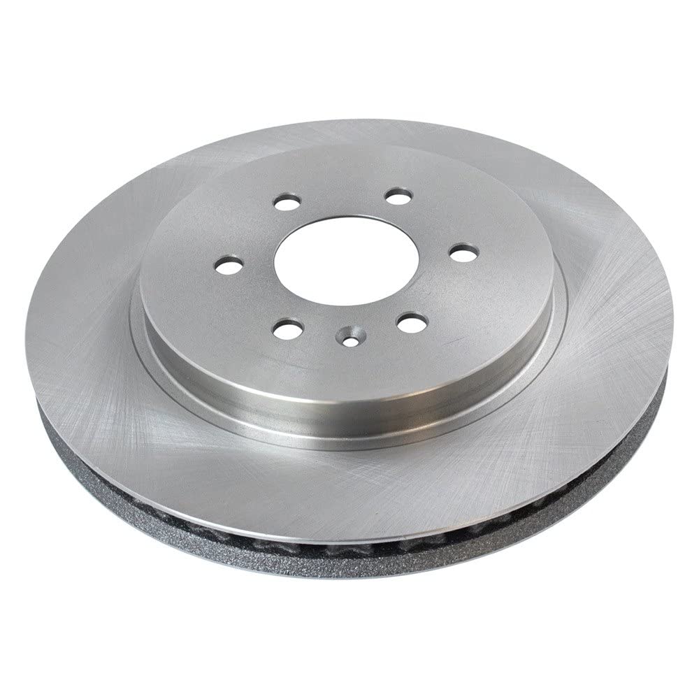 Trq Rear Brake Rotors Set Vented Compatible With 2004-2009 Cadillac Srx