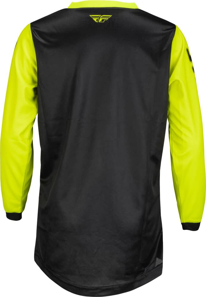 Fly Racing 2023 Youth F-16 Black/Hi-Vis Moto Gear Set - Pant and Jersey Combo