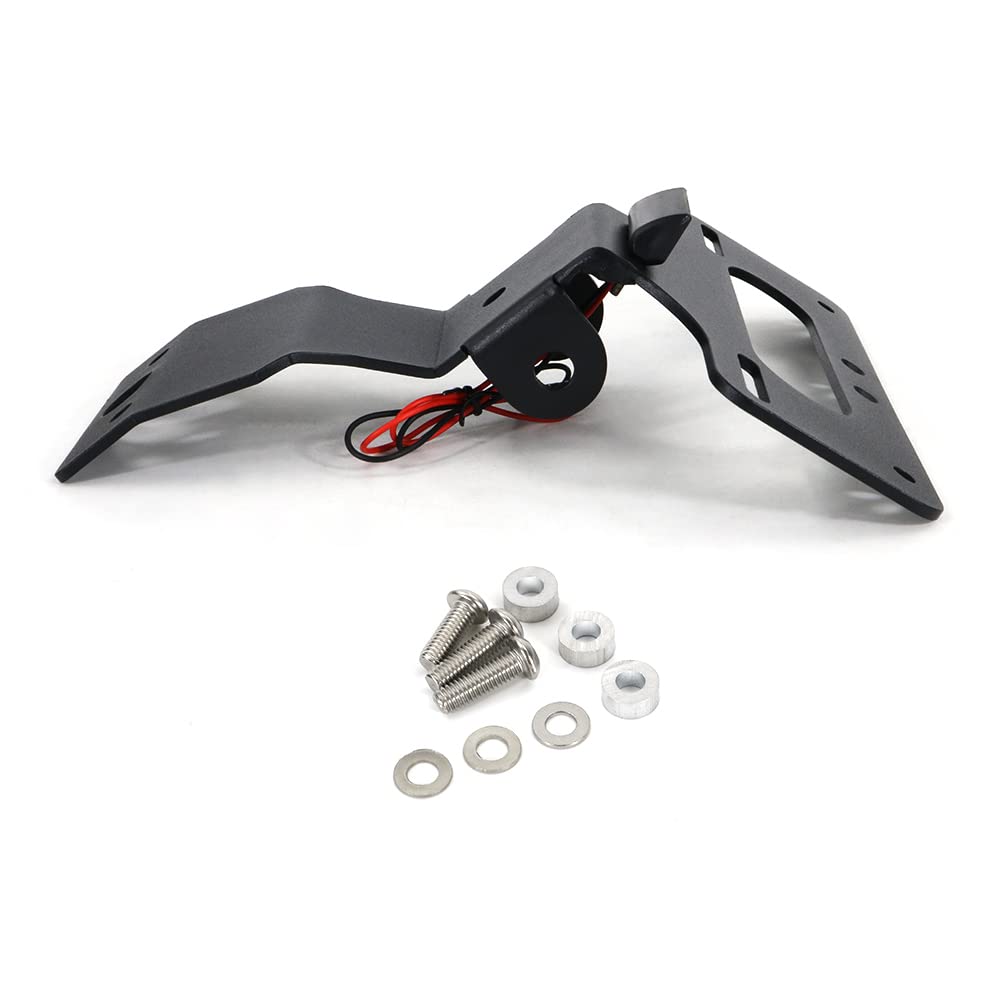 Xitomer Fender Eliminator for CRF300L/RALLY 2021-2024, Aluminum, Black, with LED Light, Model FE003130