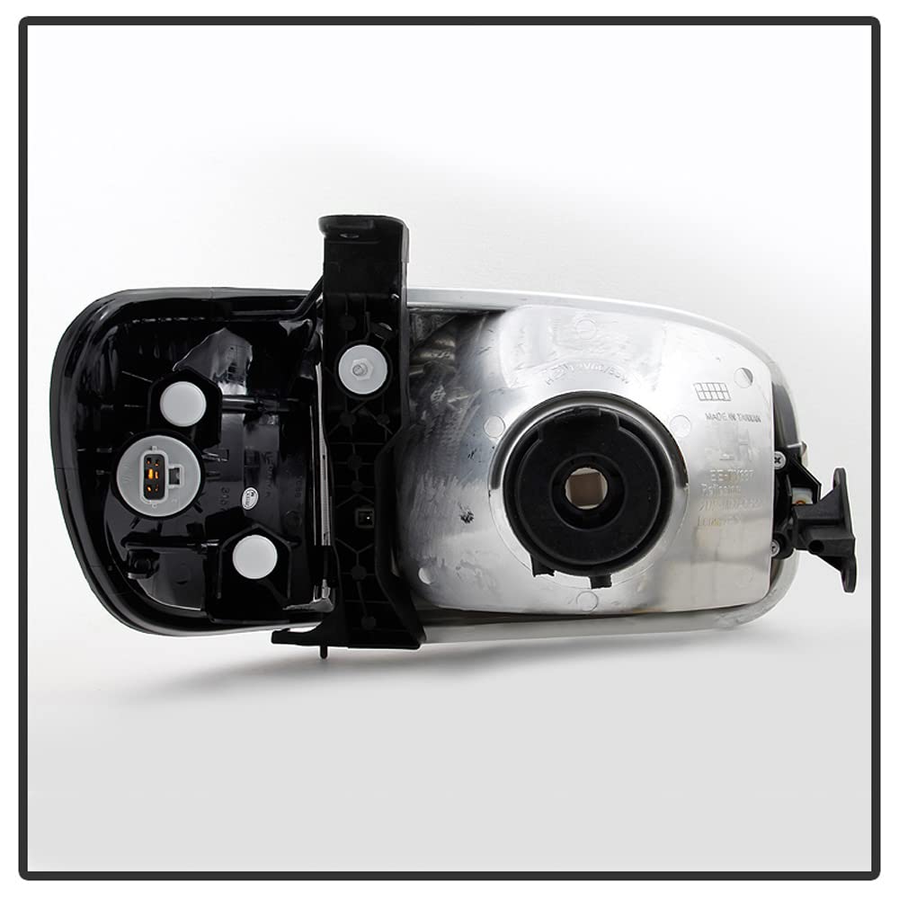 Acanii - For Blk Smoke 2000-2004 Toyota Tundra Regula/Access Cab Headlights +Corner Lamps Driver + Passenger Side