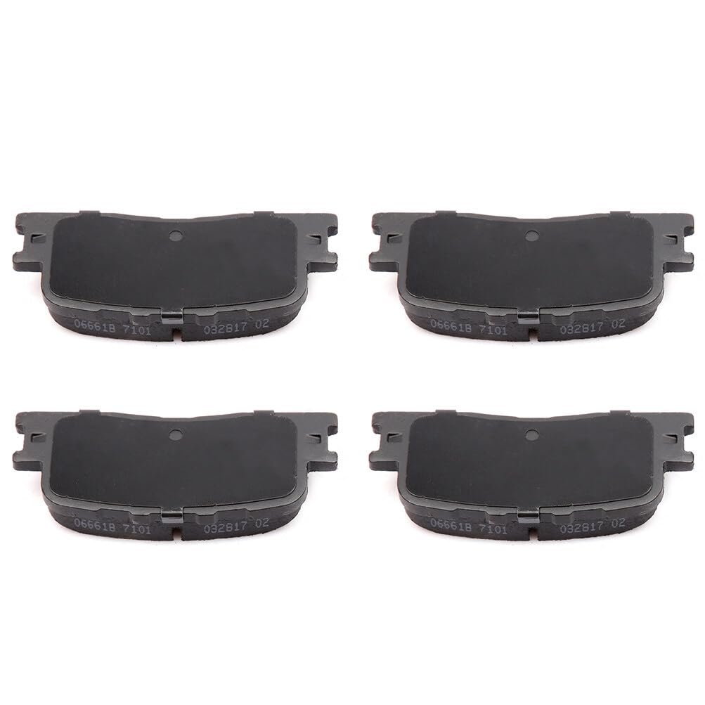 Eccpp D885-7762 4Pcs Rear Ceramic Disc Brake Pad Set Fit For Lexus Es300 2002-2003,For Lexus Es330 2004-2006,For Toyota Camry 20