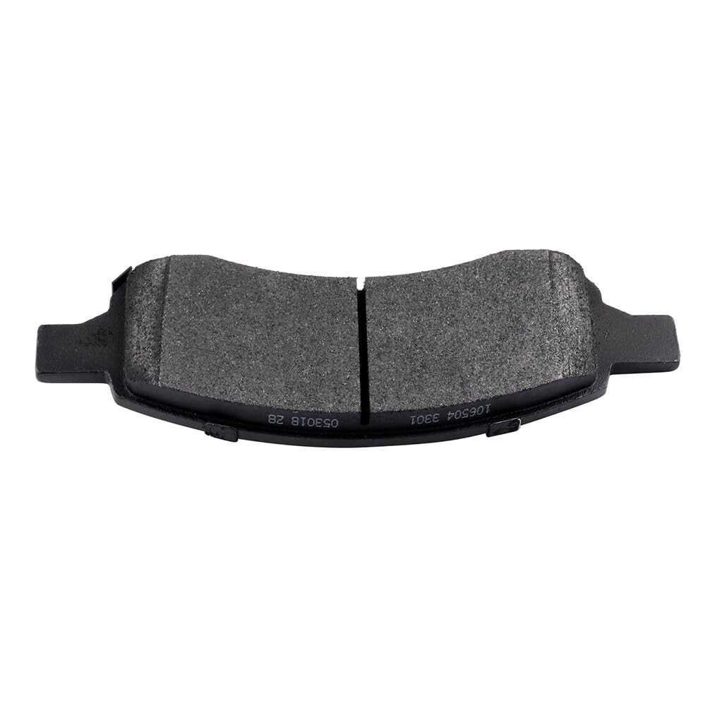 Eccpp D1169-8410 Front Semi Metallic Disc Brake Pad Set Fit For Buick Enclave 2008-2017,For Chevrolet Traverse 2009-2017,For Gmc