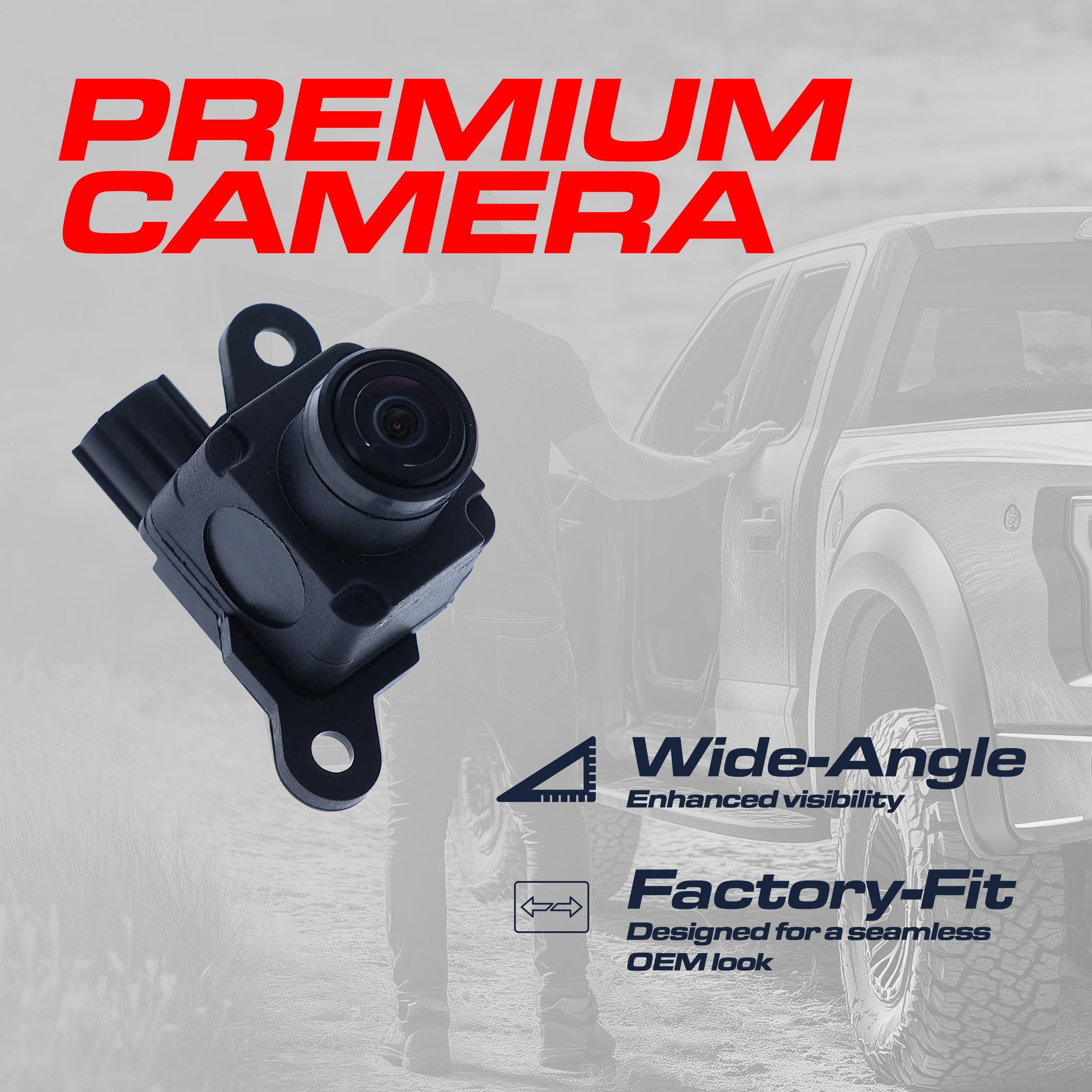 Dodge Durango (2016-2020) OEM Replacement Backup Camera OE Part # 68274730AB, 68274730AC, 68319923AA, 68319923AB, 68367610AA, 68367610AB