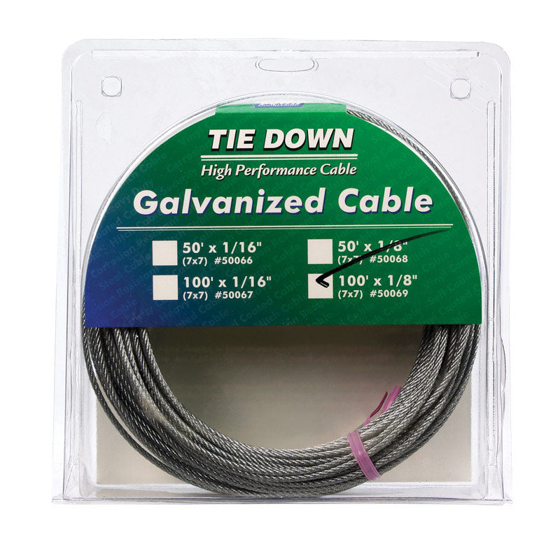 PRECUT CABLE100GALV1/8 inch (Pack of 1)