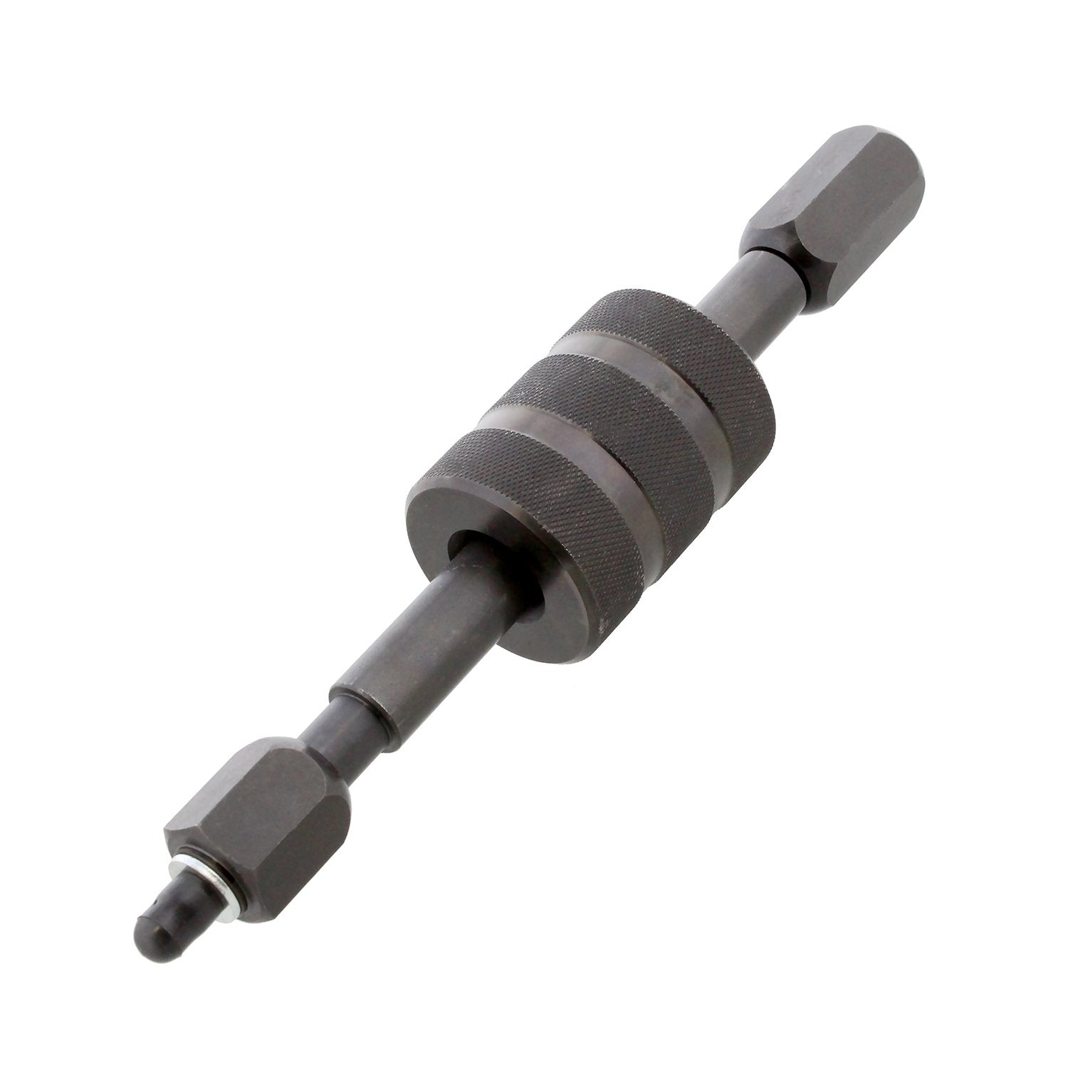 ABN Diesel Injector Puller Tool - Common Rail Remover with M8/M12/M14 Adapters, Steel, Model ABN-3124