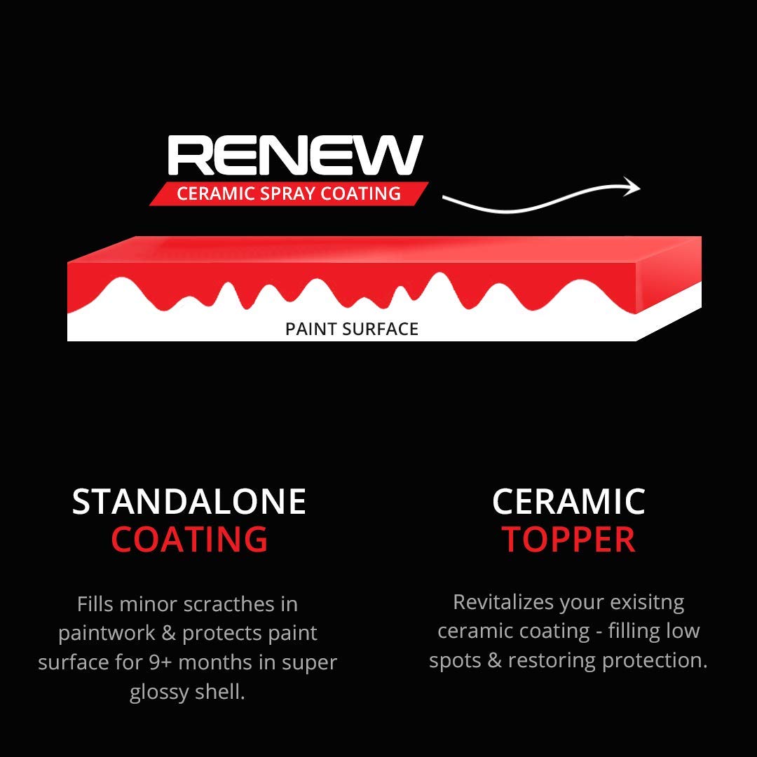 System X Ceramic Spray Coating - Ultra Hydrophobic SiO2 Paint Protection - 16.9 FL OZ - Model REN-500