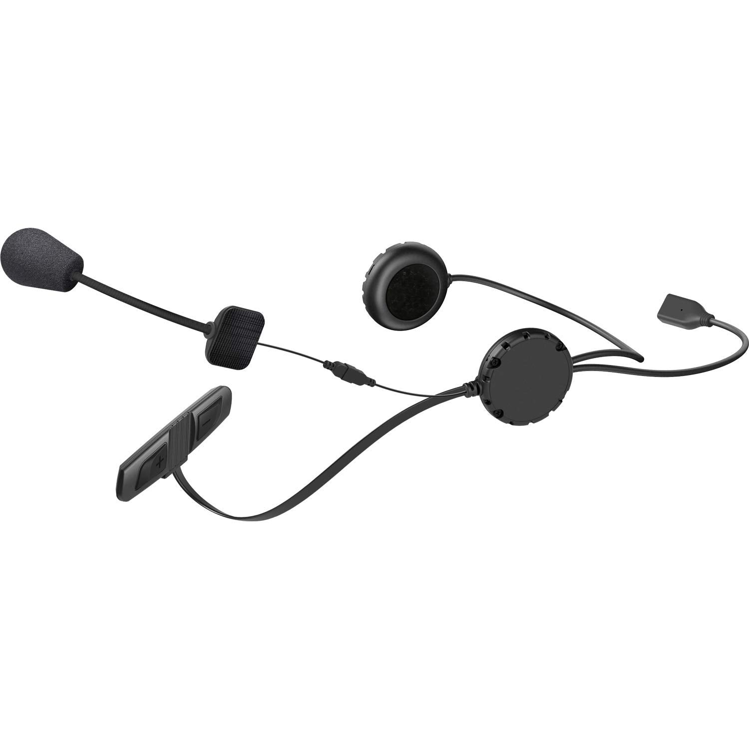 Sena 3S Plus Universal Motorcycle Bluetooth Headset, Black