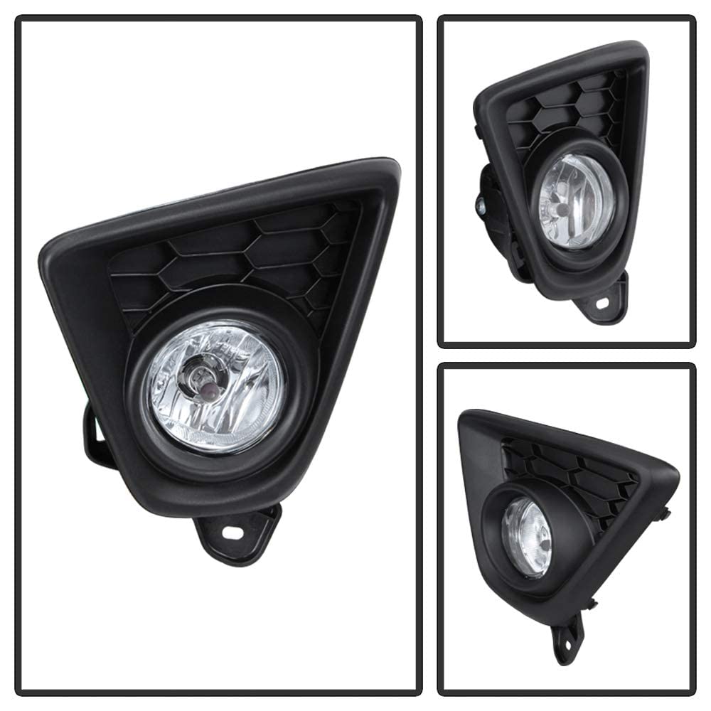 Acanii - For 2013-2016 Mazda Cx-5 Cx5 Bumper Fog Lights Driving Lamp W/Switch Assembly Driver & Passenger Side