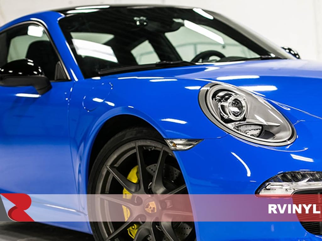 3M 2080 Series G47 Gloss Intense Blue - 5Ft X 6 '' - 2.5Sq Ft - Dual Cast Thick Vinyl Car Wrapping Film - Air Release Vehicle Sh