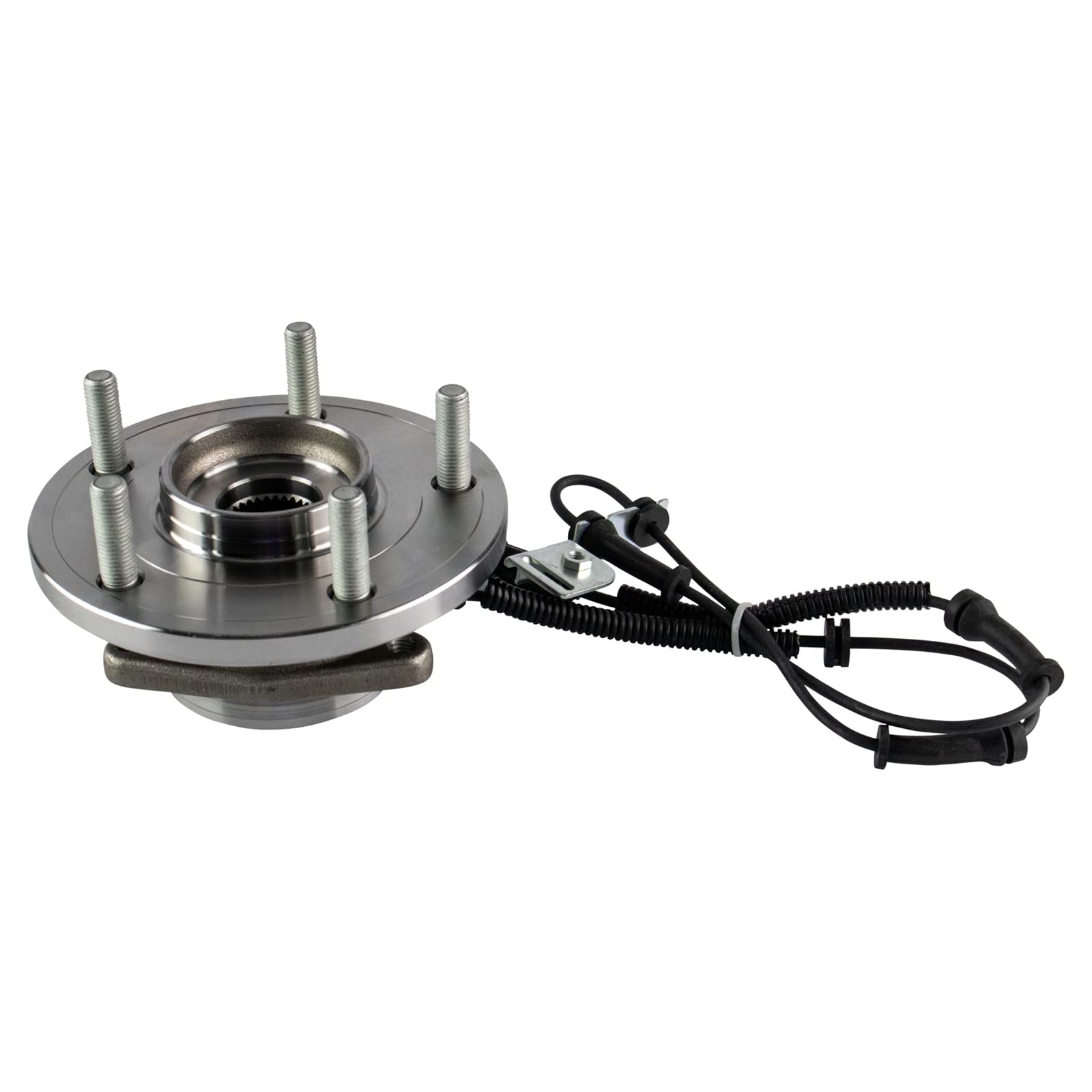 Trq Front Wheel Bearing & Hub Assembly With Abs Sensor Compatible With 2012-2016 Chrysler Town & Country 2012-2020 Dodge Grand C
