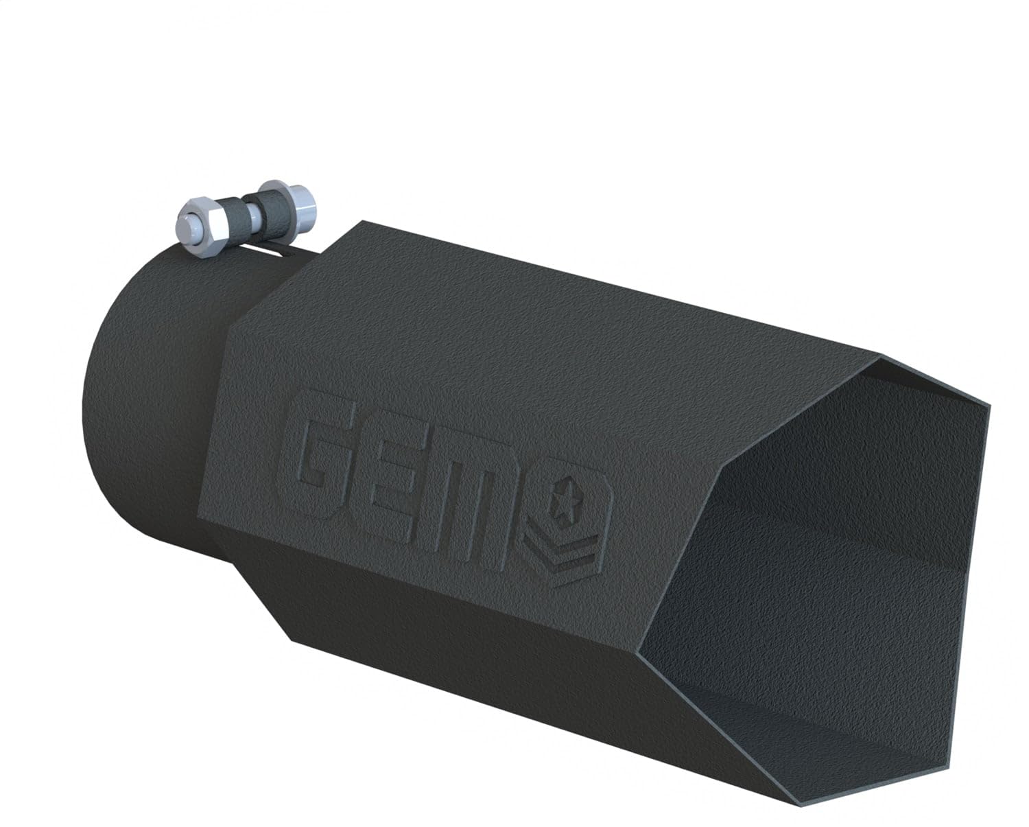 Maxway Int. Gem Tubes 712254 Black Big Mouth Tip (2.5 Inlet / 4 Outlet X 10 Length), 1 Pack