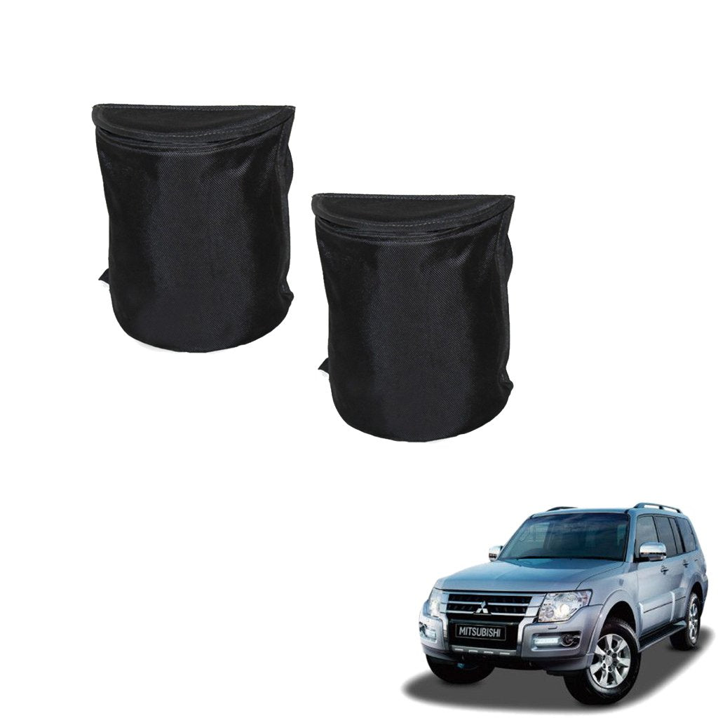 Kozdiko Semi Cylindrical Car Dustbin Set of 2 Pcs for Mitsubishi Montero