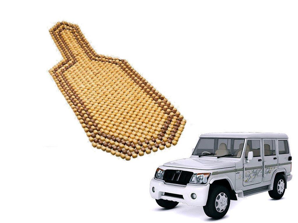 Kozdiko Wooden Bead seat Cover for Mahindra Bolero XL