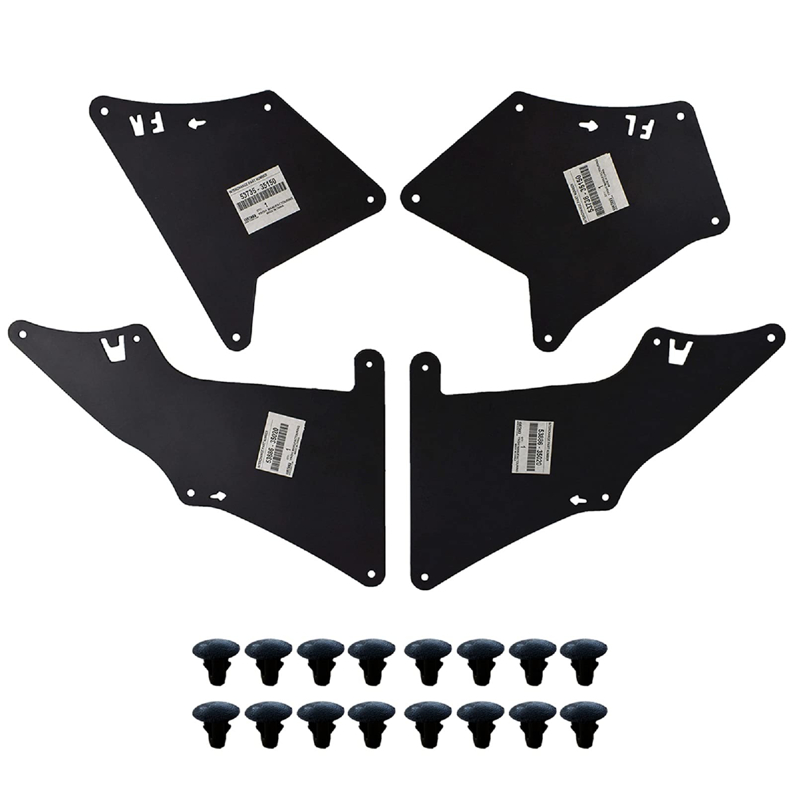 Splash Guards Mud Flaps For 4Runner N210 N280 2003-2020 Fj Cruiser 2007-2014 Gx460 Gx470 Land Cruiser Prado J120 J150 120 150 53