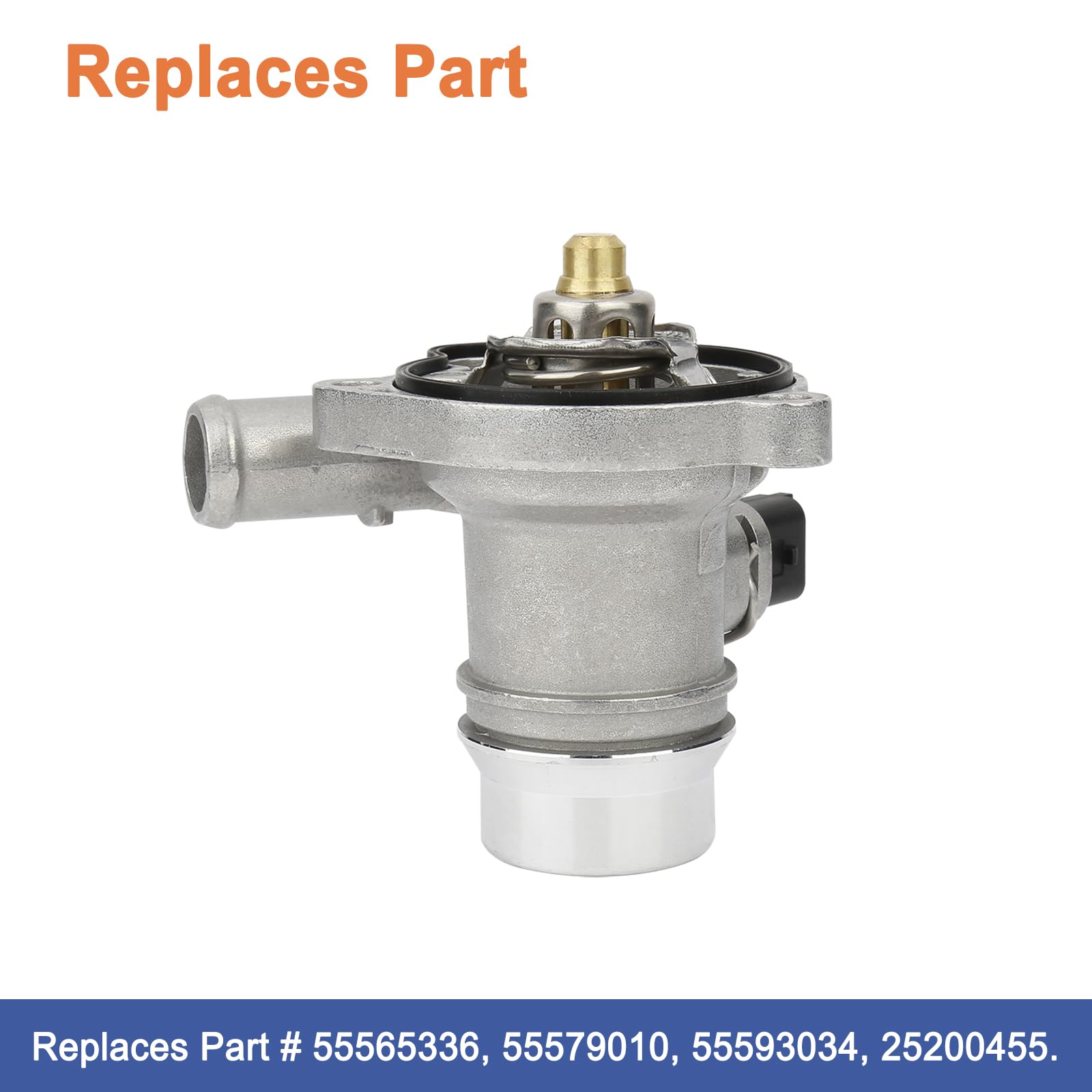 Upgrade Aluminium Engine Coolant Thermostat Housing Assembly(1PCS).Fit For Buick Encore 2013-2020 Chevy Cruze 2011-2016 Trax Son