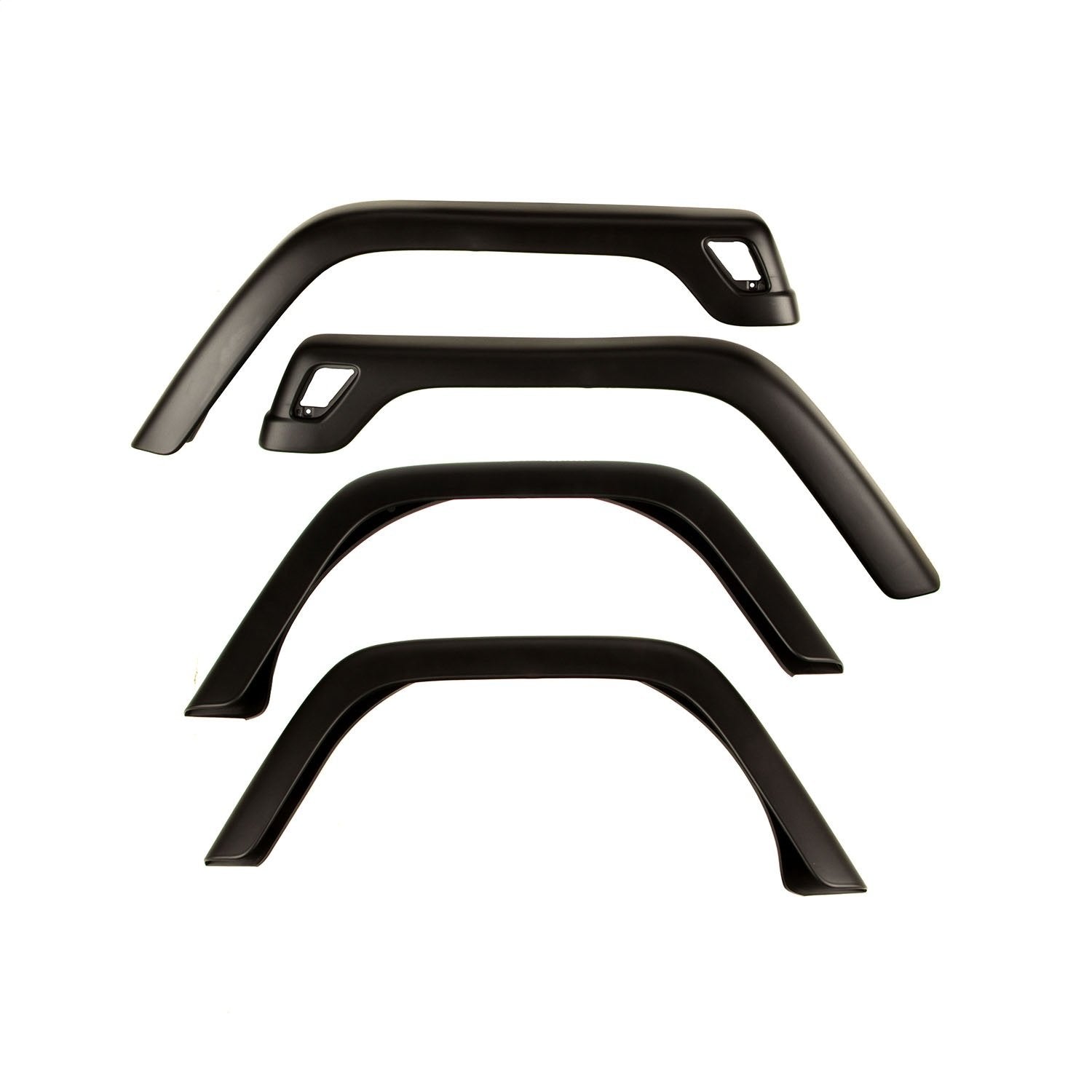 Omix-Ada | 11603.02 | Fender Flare Kit, 4 Piece, Factory Style | OE Reference: 55254918K | Fits 1997-2006 Jeep Wrangler TJ