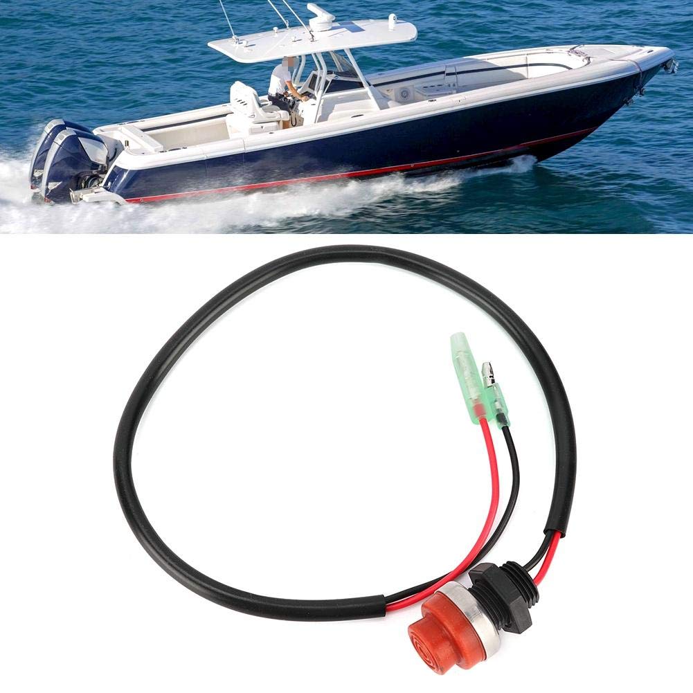 Start Stop Switch, Outboard Engine Switch Keyless Push Button For Marine Boat Yatch Outboard Engine