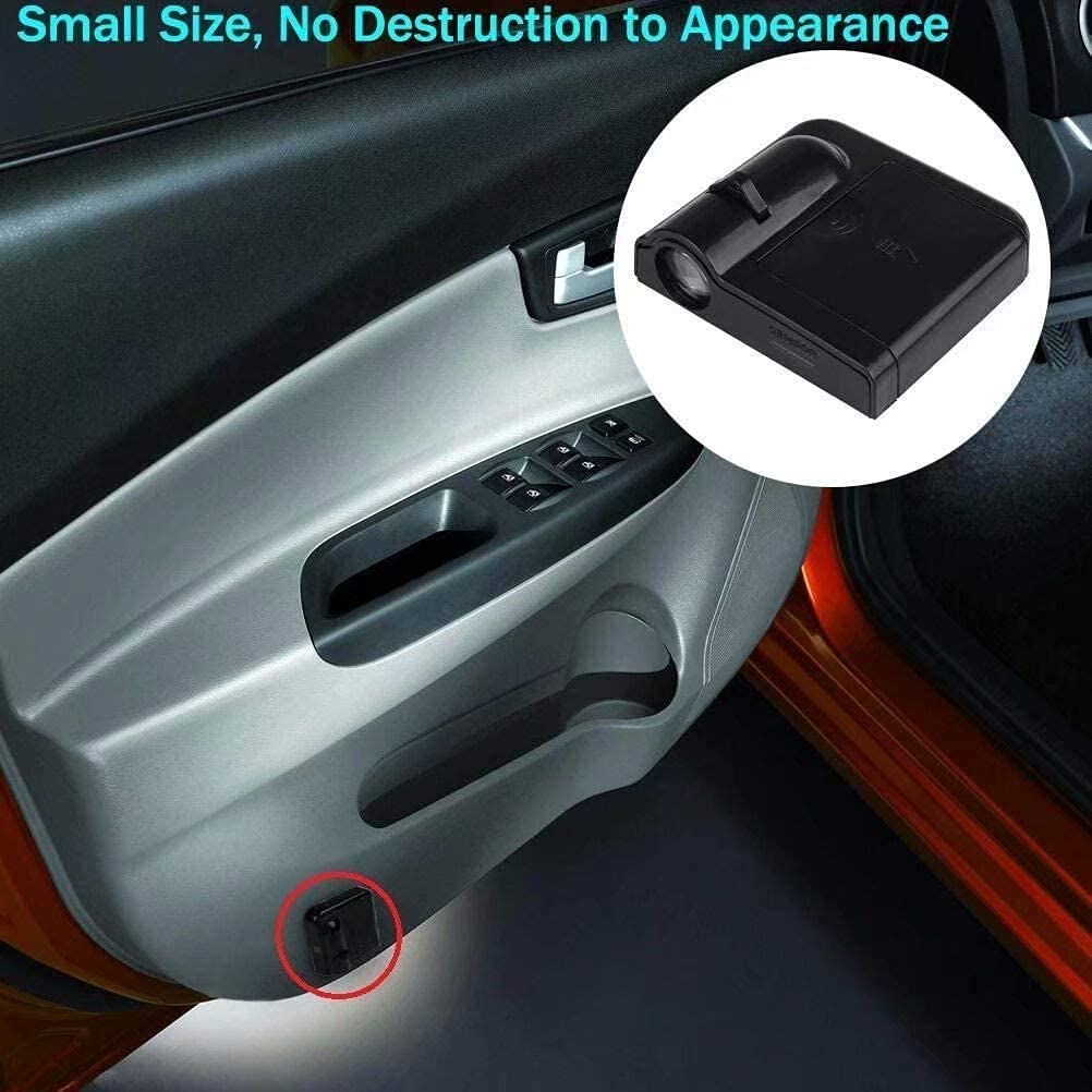 Sunflower Car Accessories Decor Gifts Sunflower Car Door Light Projector 2Pcs Car Door Projector Lights Led Shadow Ghost Welcome Lights By Flyeego