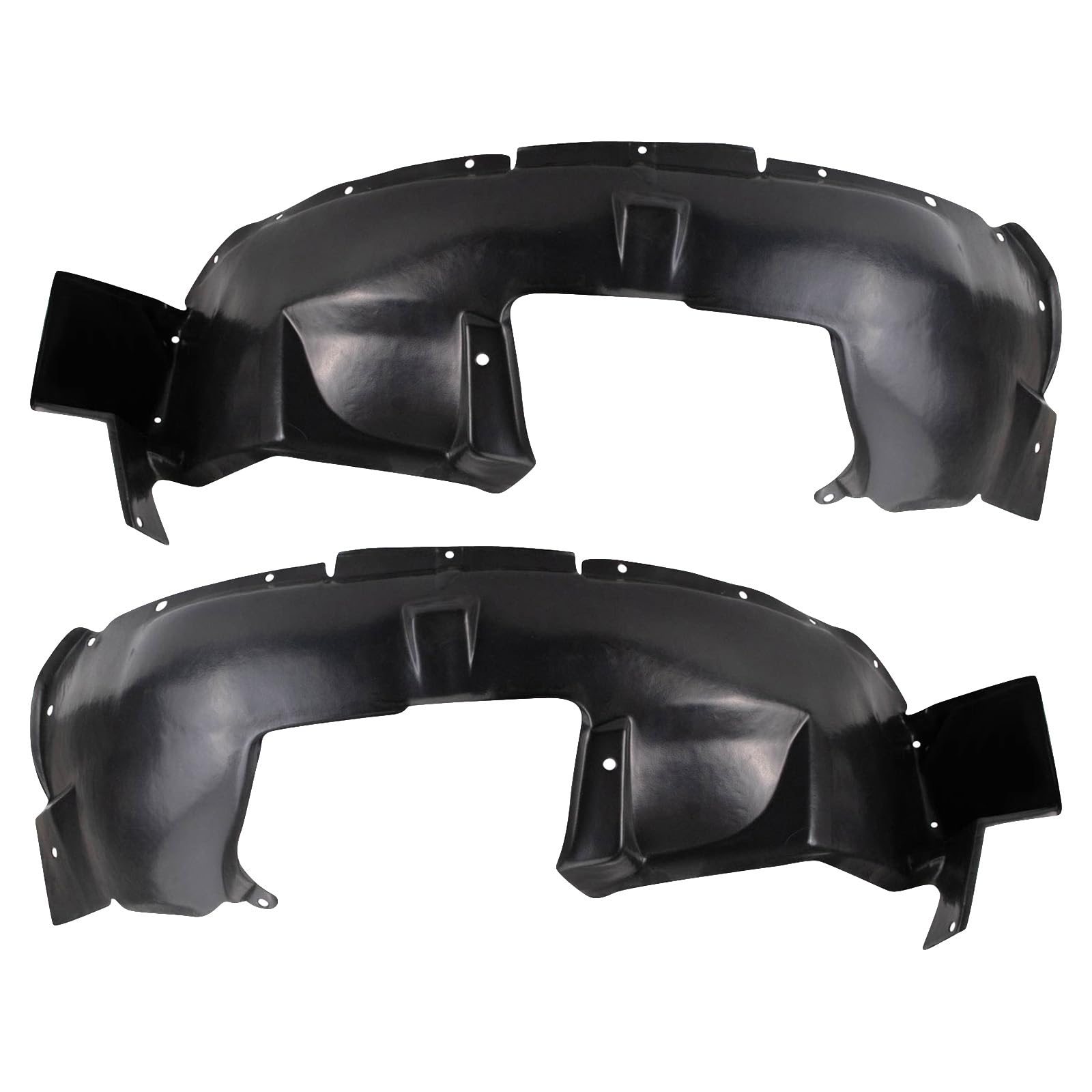 Trq Inner Fender Liner Set Compatible With 2000-2002 Saturn Sl Sl1 Sl2 2000-2001 Sw2 Gm1248151 Gm1249151