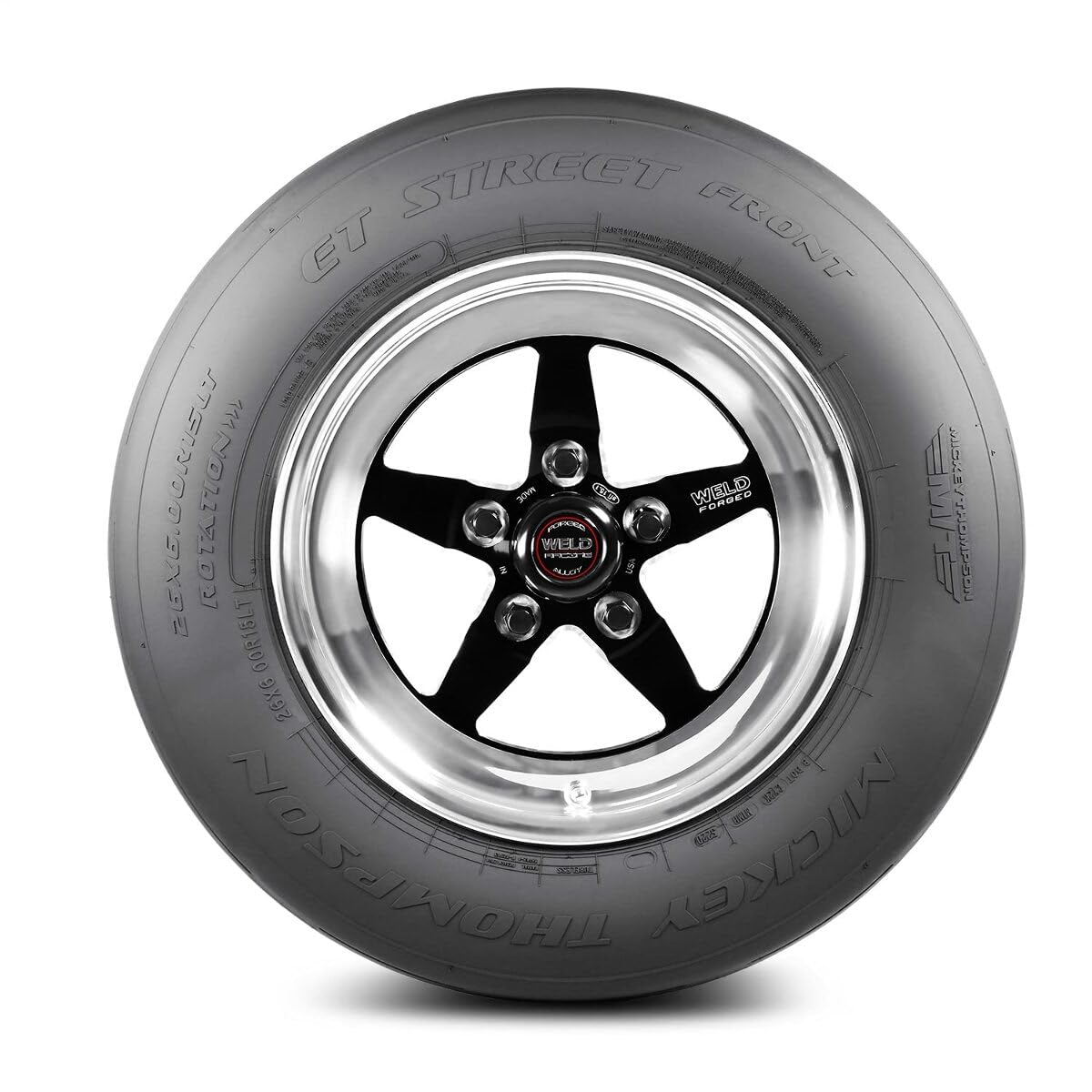 Mickey Thompson 90000040427 Et Street Front Tire Size 26X6.00R15Lt