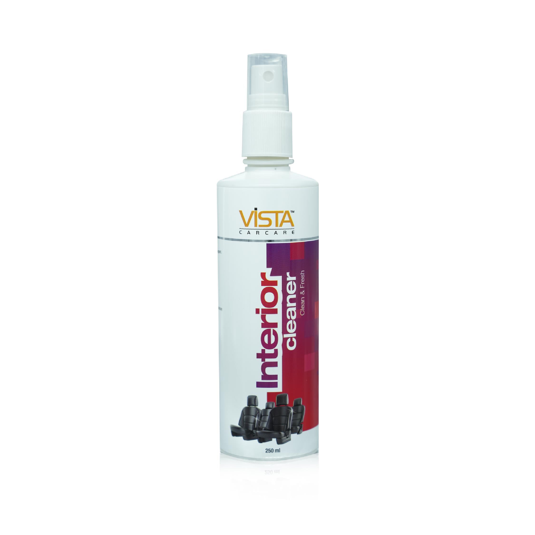 Vista Auto Care Interior Cleaner 250Ml | MultiSurface Stain Remover With Citrus Fragrance