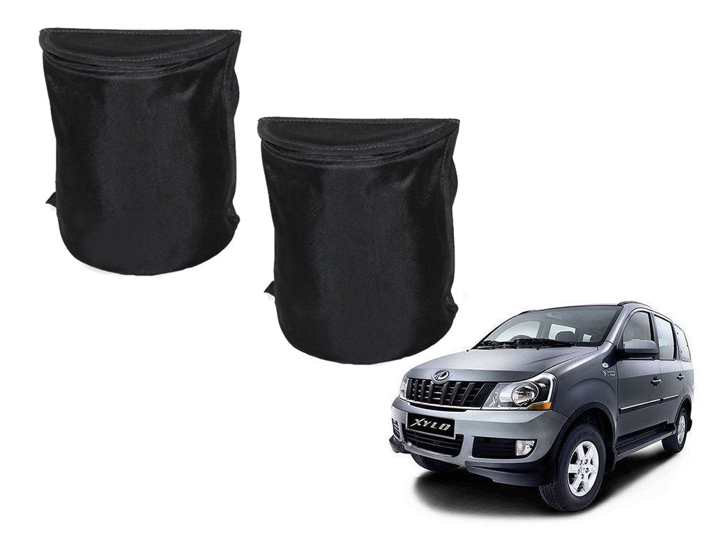 Kozdiko Semi Cylindrical Car Dustbin Set of 2 Pcs for Mahindra Xylo