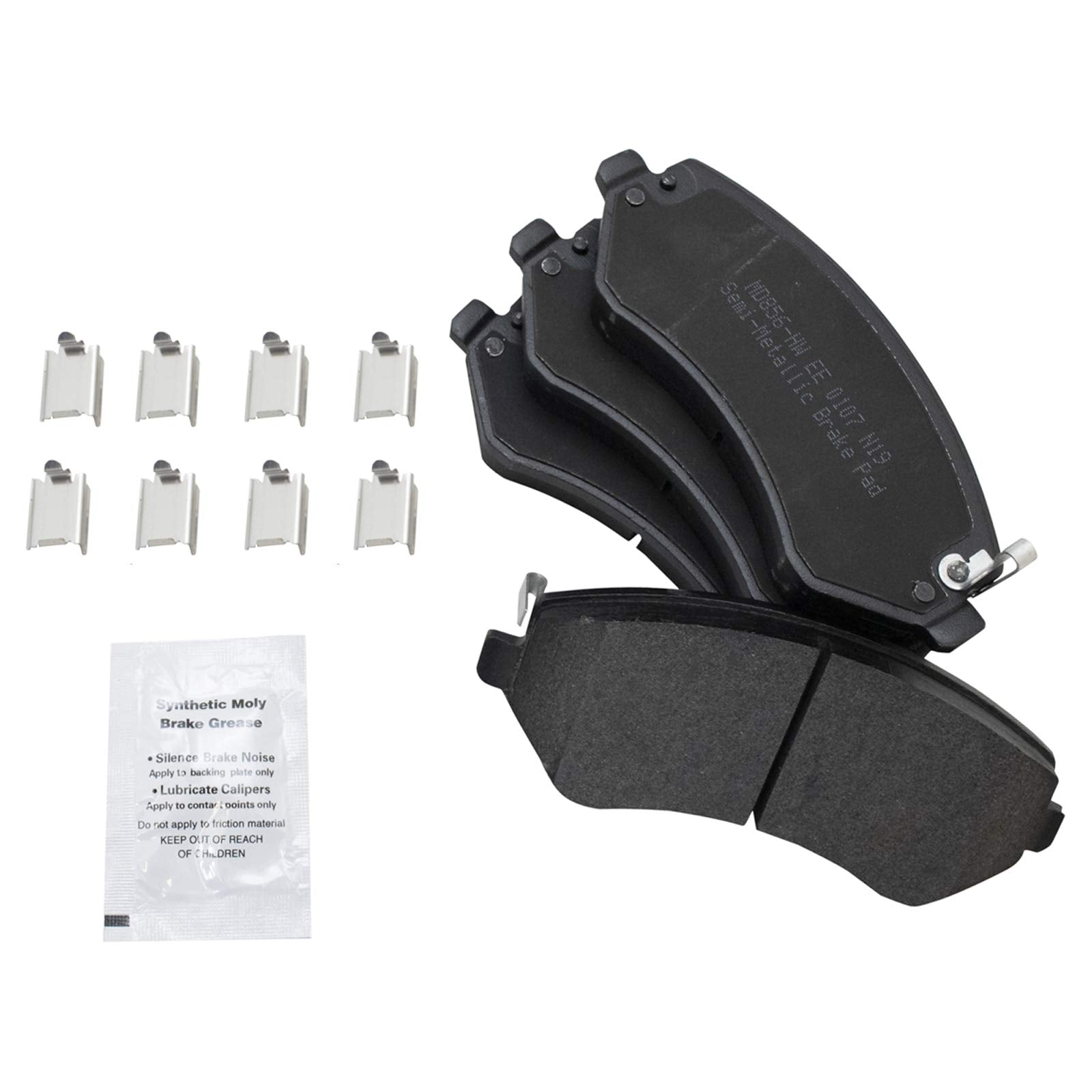 Trq Front Brake Pad & Rotor Kit Semi-Metallic Compatible With 2006 Dodge Grand Caravan