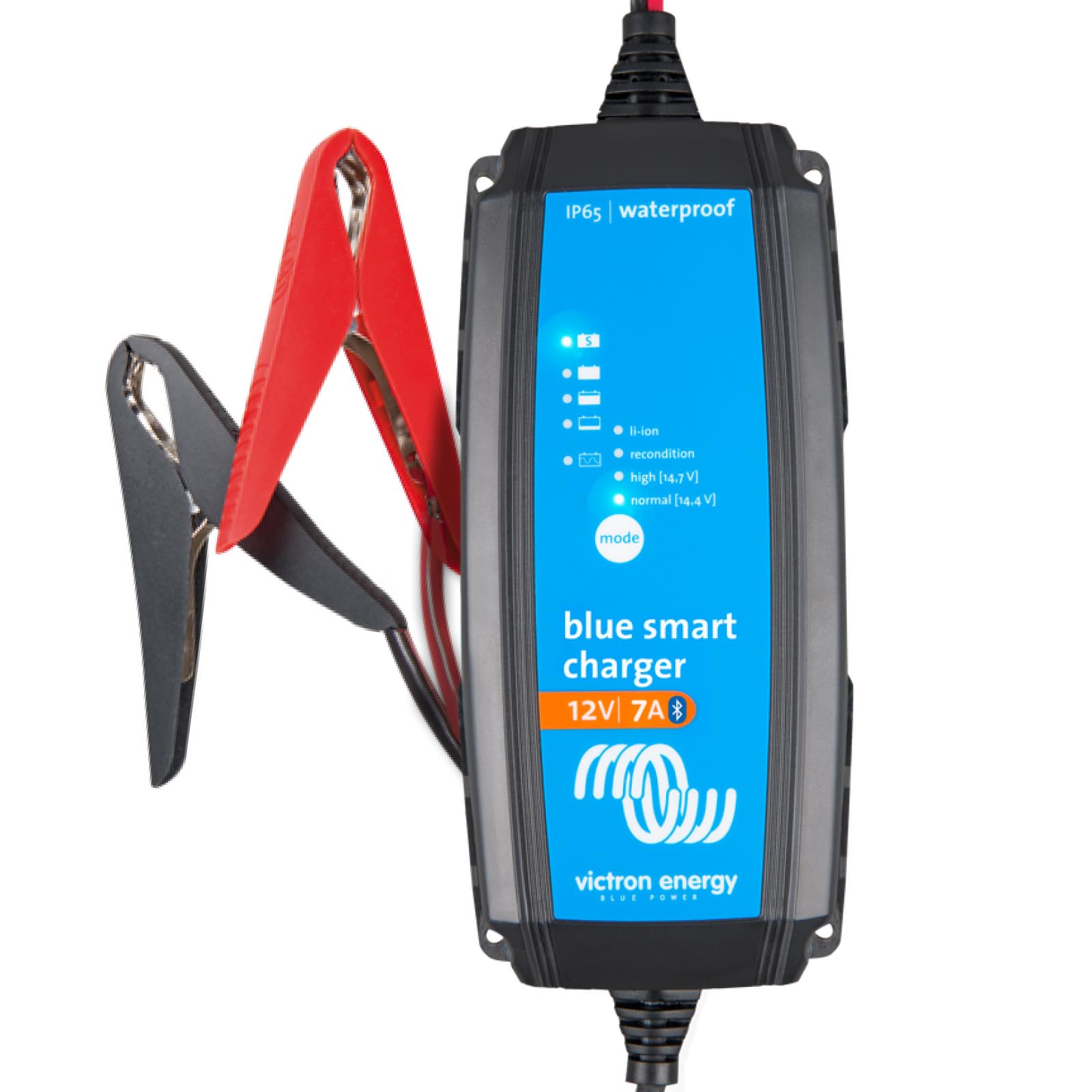 Victron Energy Blue Smart IP65 Smart Car Battery Charger 12V 7A, Float & Trickle Charger and Desulfator for Motorcycle, ATV, RV,