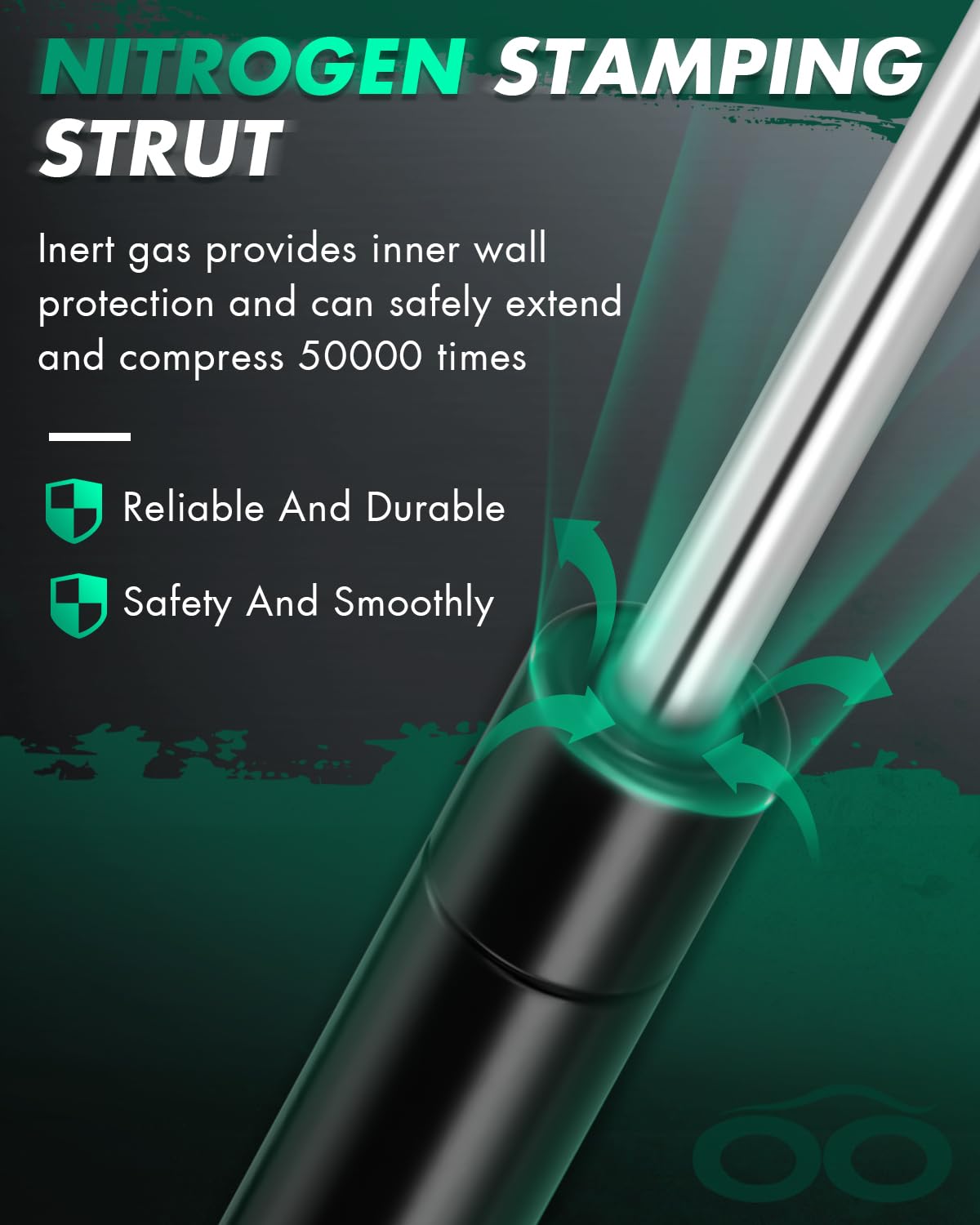 Scitoo Hood Lift Supports Replacement Struts Gas Springs Shocks Fit For Audi A3 2004-2013, A4 2003-2006, S3 2008-2012 2014