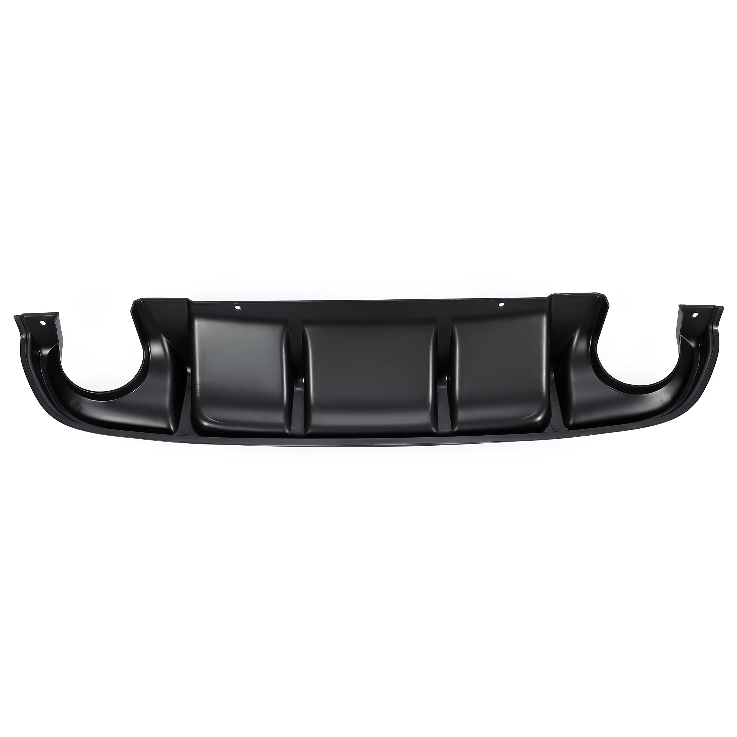 KUAFU Rear Diffuser Lip Bumper Splitter Compatible with 2014-2017 Infiniti Q50, Plastic, Gloss Black, Model GO-1666