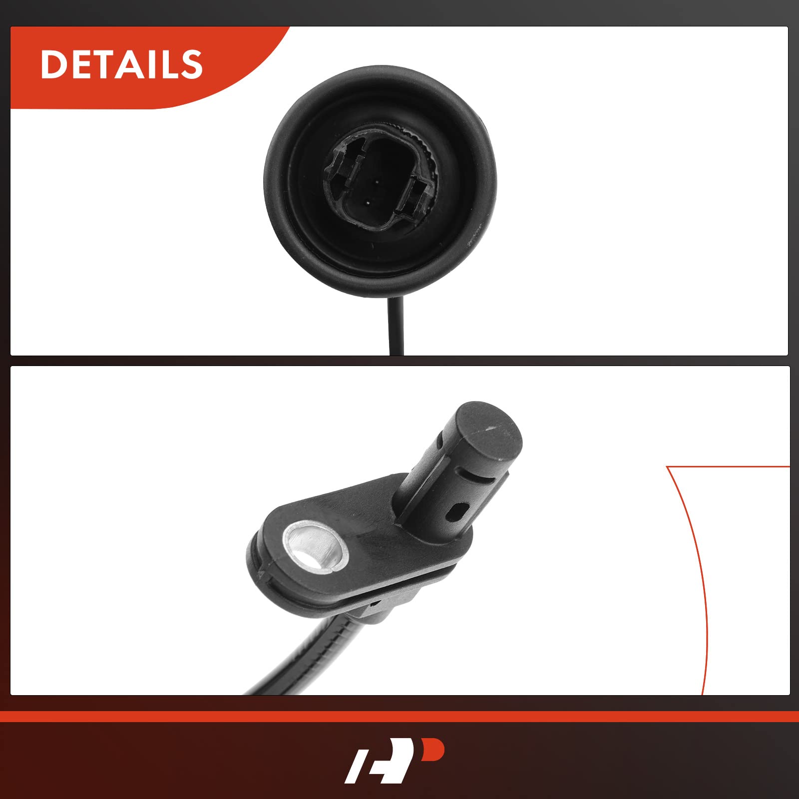 A-Premium Abs Wheel Speed Sensor Compatible With Mercedes-Benz Models - B200 2006 2007 2008 2009 2010 2011 - Rear Driver Or Pass
