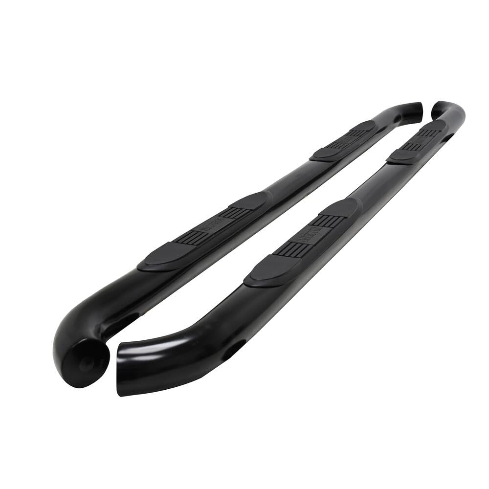 Westin 23-4155 E-Series 3 Round Nerf Bars Fits 2019-2024 Ranger Supercrew Black Pair