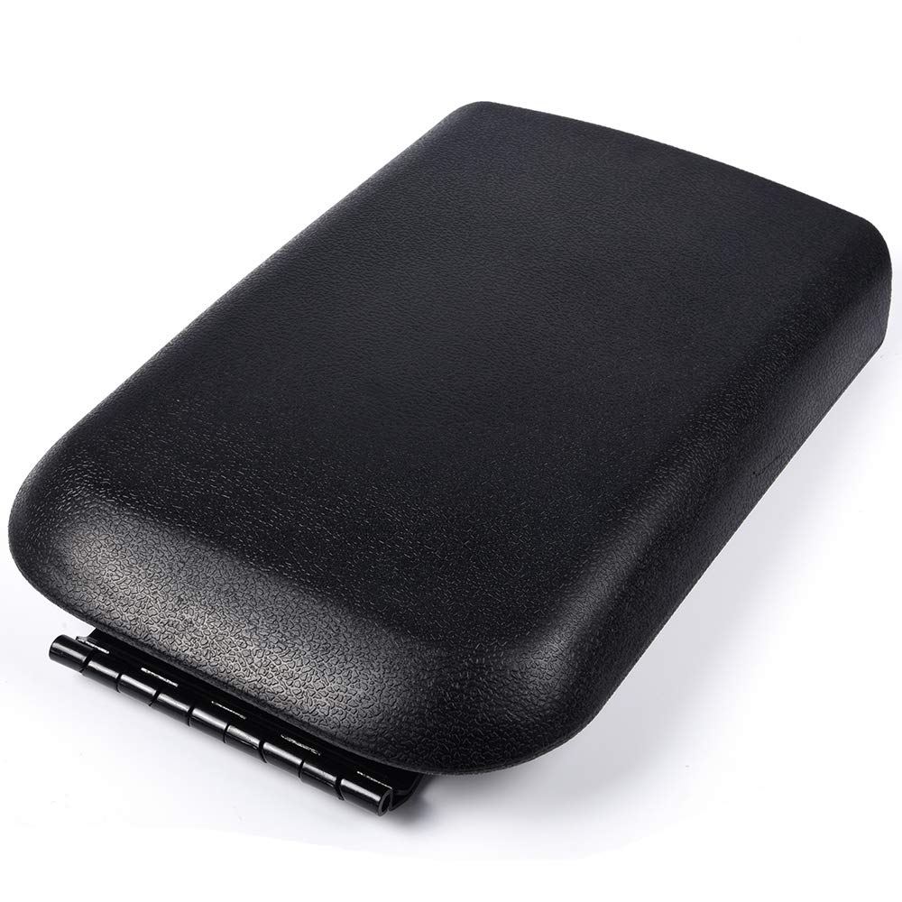G-PLUS Center Console Armrest Lid with Latch Black Compatible with Ford Mustang 2005-2009 Replacement 5R3Z6306024AAC, 5R3Z-63060