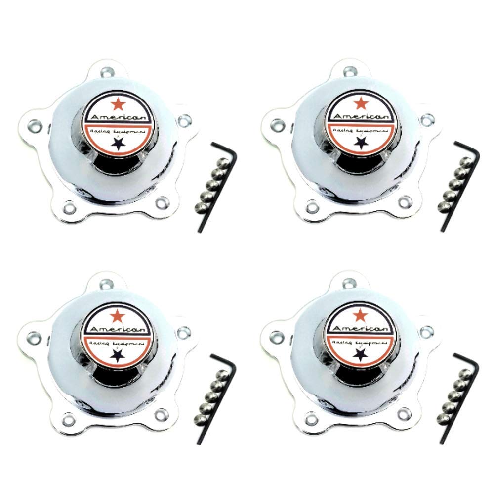 American Racing 4 Pack Vn105-1Cap 1055001 Chrome Wheel Center Cap
