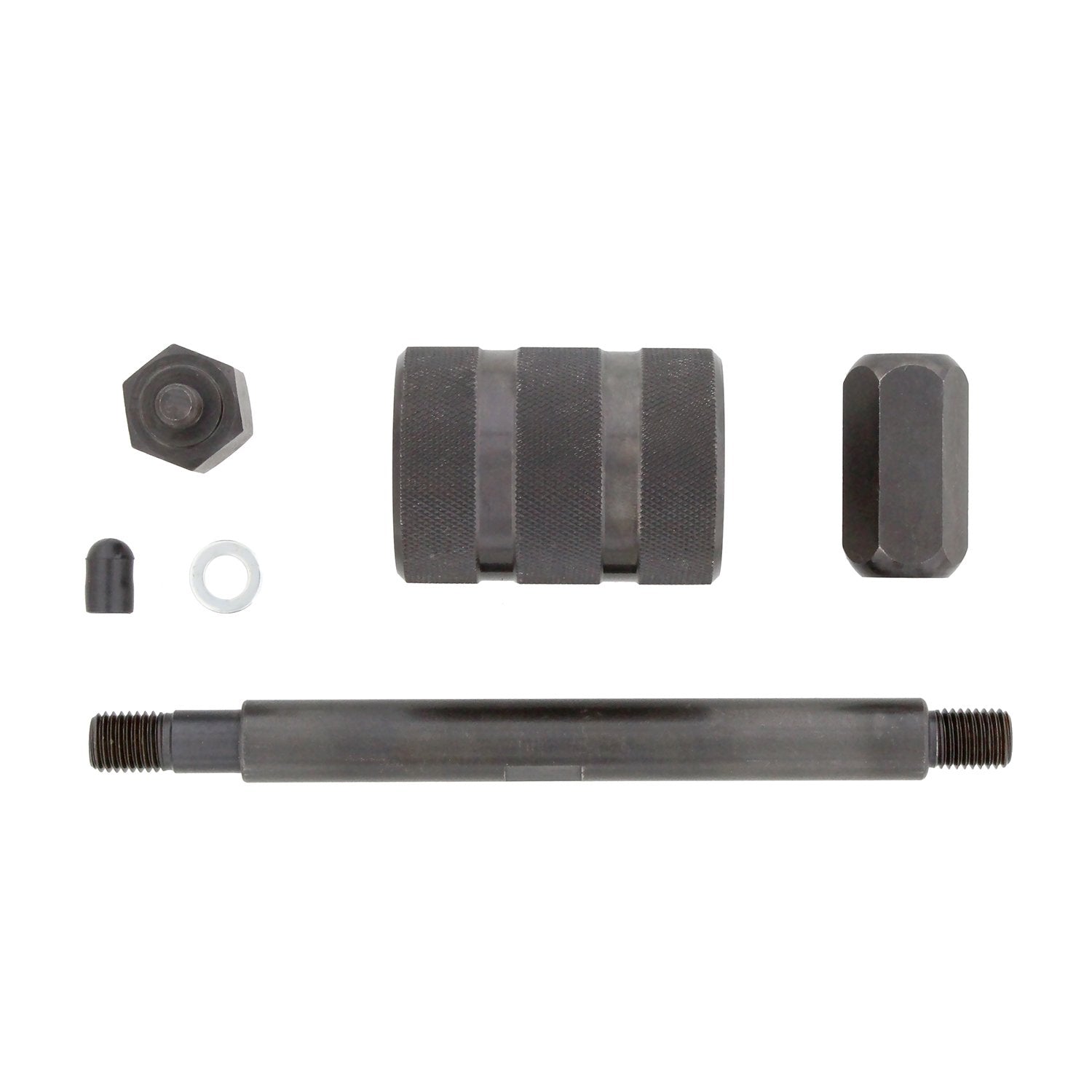 ABN Diesel Injector Puller Tool - Common Rail Remover with M8/M12/M14 Adapters, Steel, Model ABN-3124