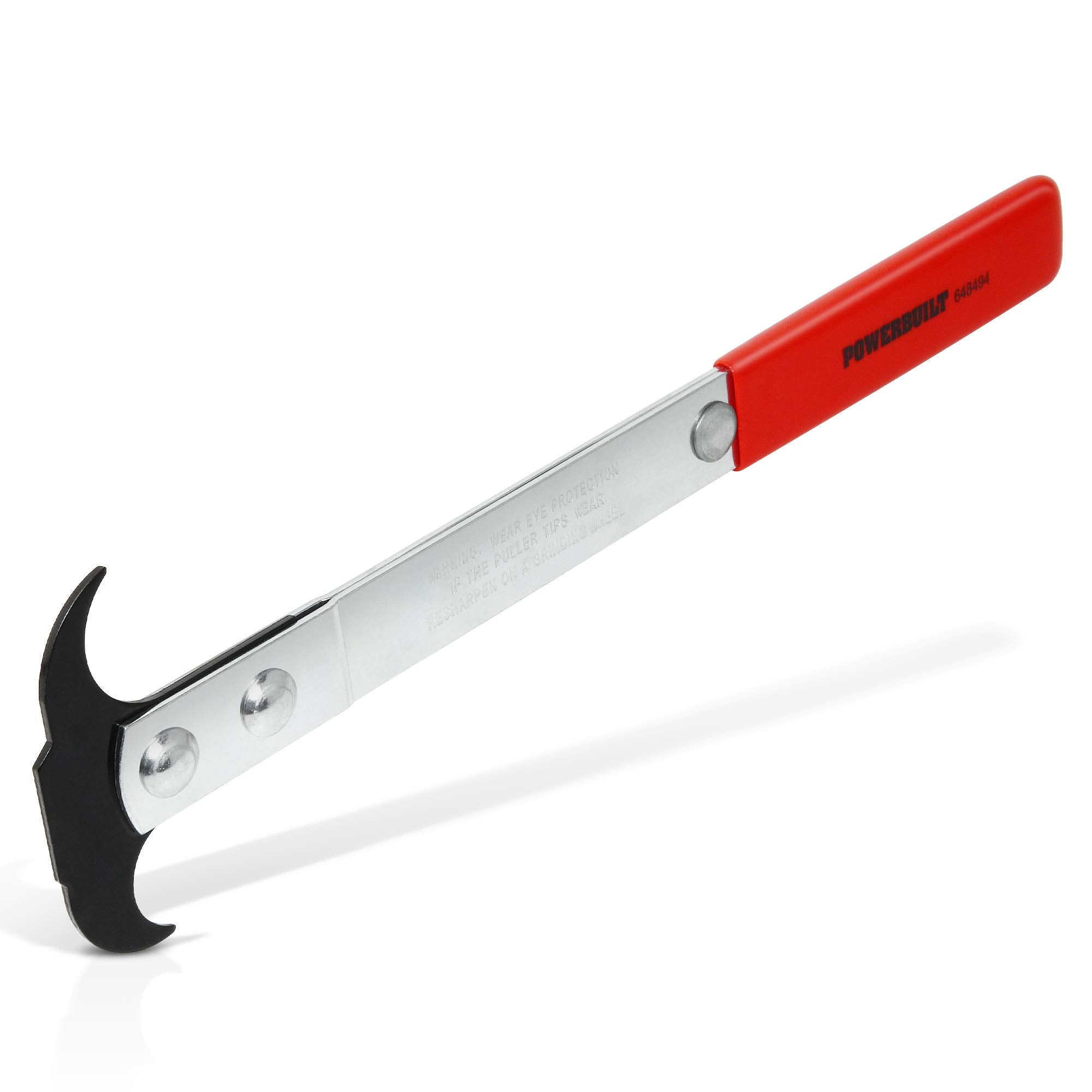 Powerbuilt Seal Puller, HeavyDuty Tool for Seal Removal, Easy Grip, Automotive, Mechanical, and DIY Application  Red 648494