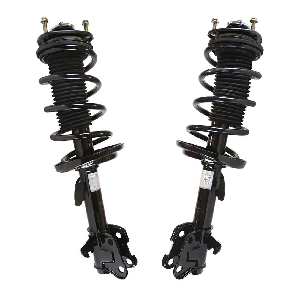 AutoShack Front Complete Struts Coil Springs Assembly Pair of 2 Driver and Passenger Side Replacement for 2007-2013 Acura MDX 20