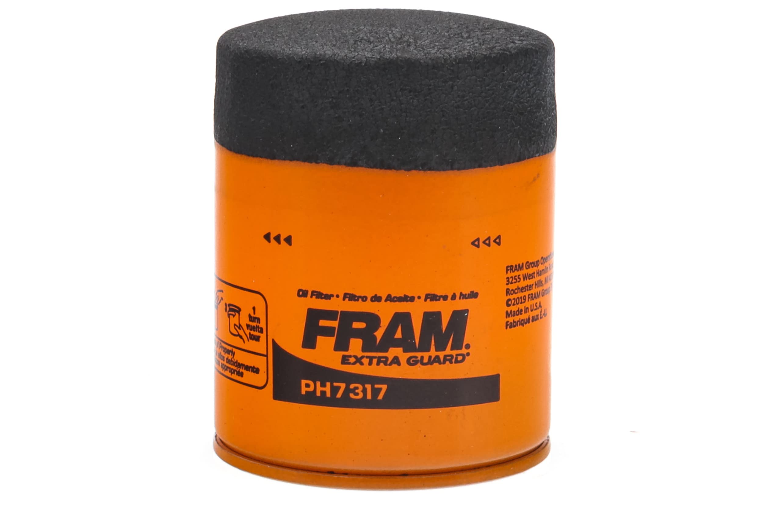 Fram Extra Guard Ph7317, 10K Mile Change Automotive Replacement Interval Spin-On Engine Oil Filter For Select Vehicle Models