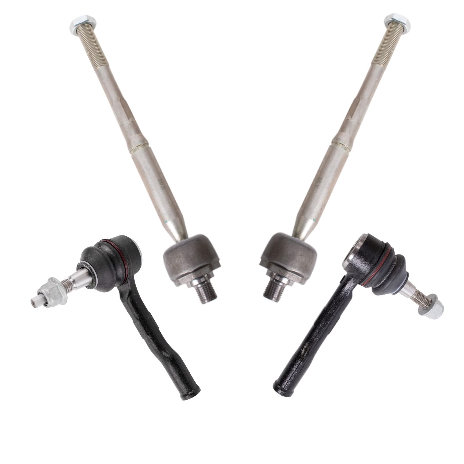 Trq Front Tie Rod Set Compatible With 2016-2019 Chevrolet Cruze Volt