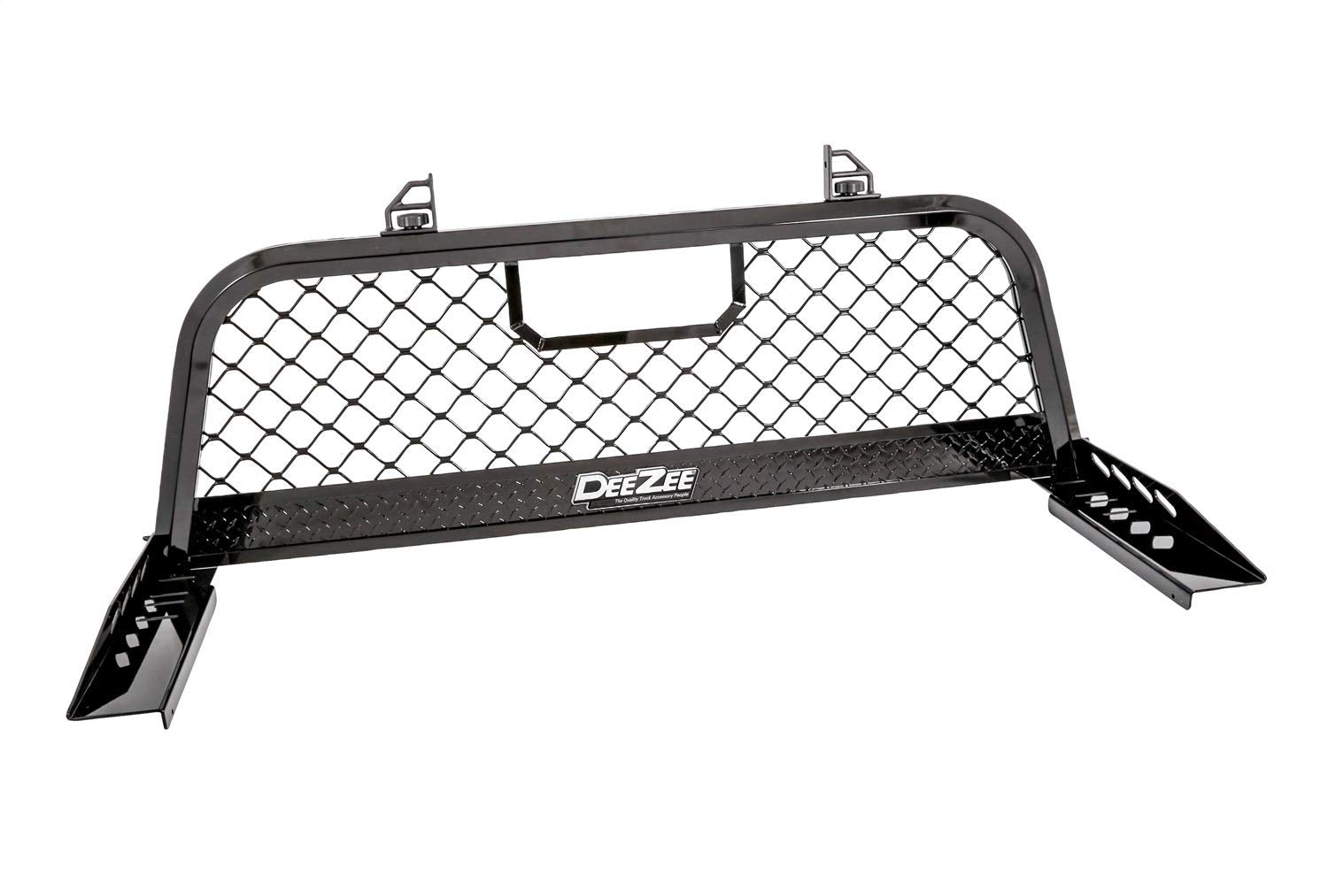 Dee Zee DZ95058RB Gloss Black Aluminum Mesh Cab Rack