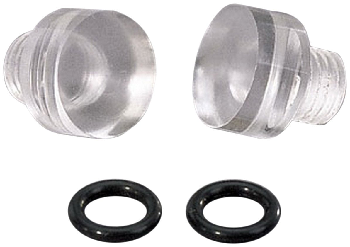 Moroso 65226 Clear View Sight Plugs for Carburetors