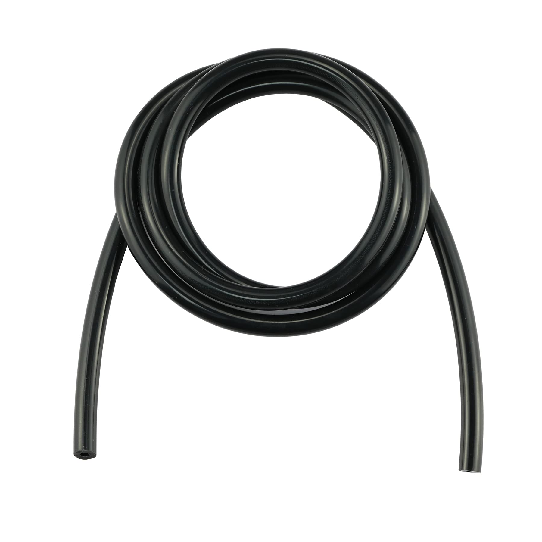 Ucreative 5Ft Id 5/32'' (4Mm) High Temperature Silicone Vacuum Tubing Hose 130Psi Max Pressure Black