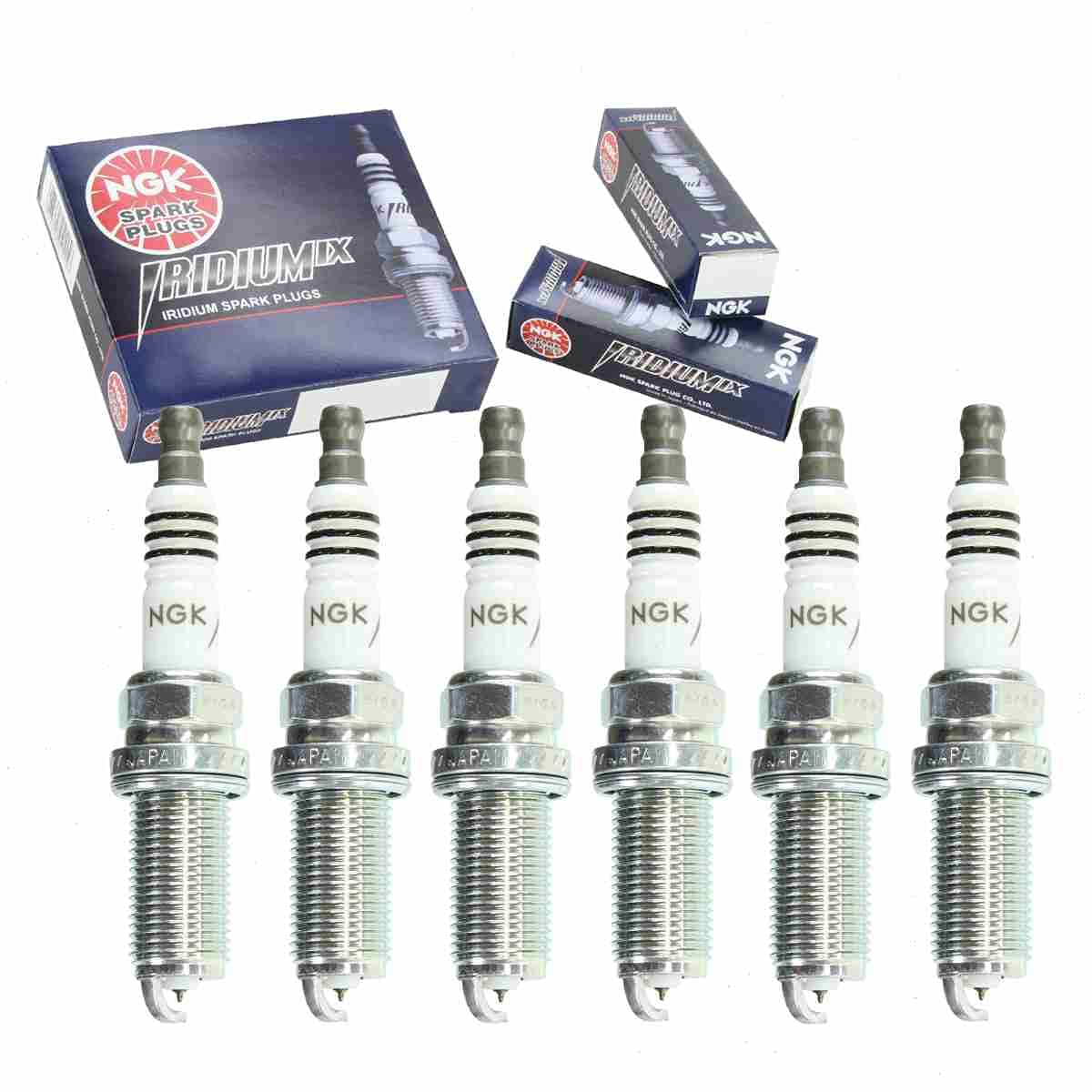 6 pc NGK Iridium IX Spark Plugs compatible with Lexus ES350 3.5L V6 2007-2018