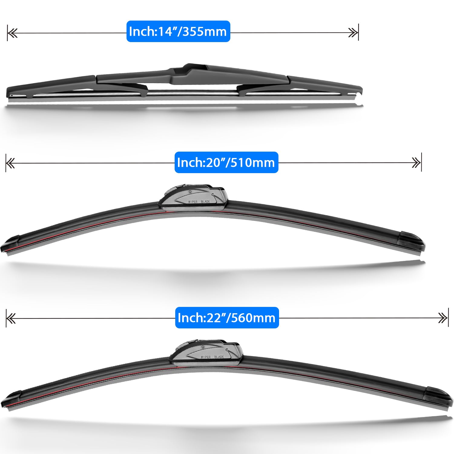 Raintok Windshield Wiper Blades Replacement For Scion Xb 2008 2009 2010 2011 2012 2013 2014 2015 Original Factory Quality Front