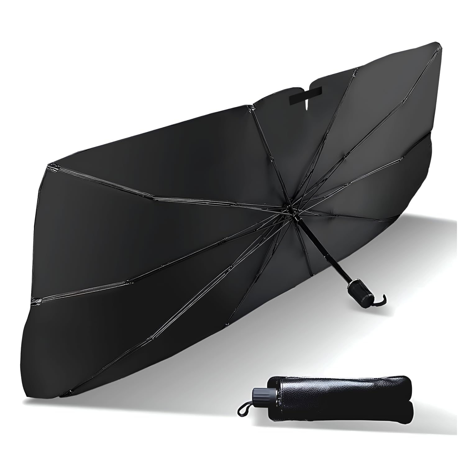 OMYASHVI ENTERPRISE Car Umbrella Windshield Cover Foldable Car Sun Shade Rain Shield Front Glass Protection Portable Easy Open R