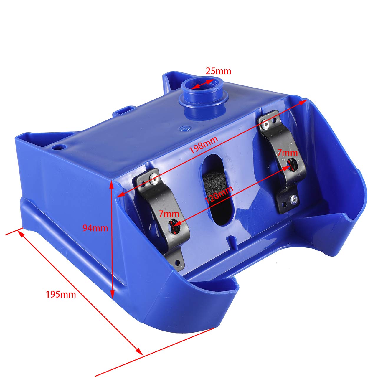 Cpvnqmdg Air Box Filter Assembly For Yamaha Pw80 Pw Peewee 80 Dirt Pit Bike Motorcycle