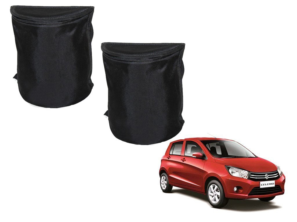 Kozdiko Semi Cylindrical Car Dustbin Set of 2 Pcs for Maruti Suzuki Celerio