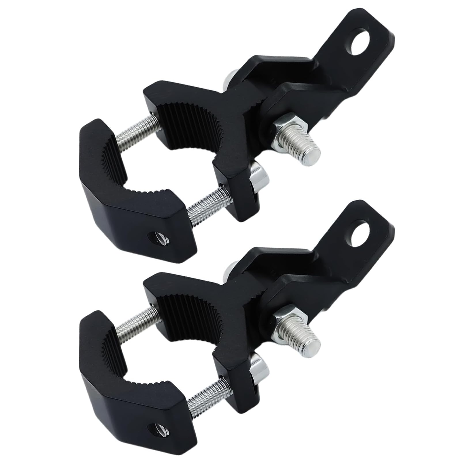 Motorcycle Spotlight Bracket, 2PCS Headlight Holder, Heavy-Duty Tube Clamp Mounting Bracket for 20mm-32mm ATV UTV Roll Bar (0.78
