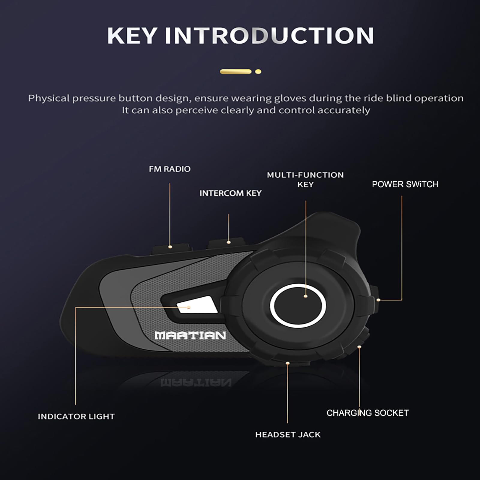 1Storm Motorcycle Bike Full Face Helmet Mechanic + Motorcycle Bluetooth Headset: Skull Black