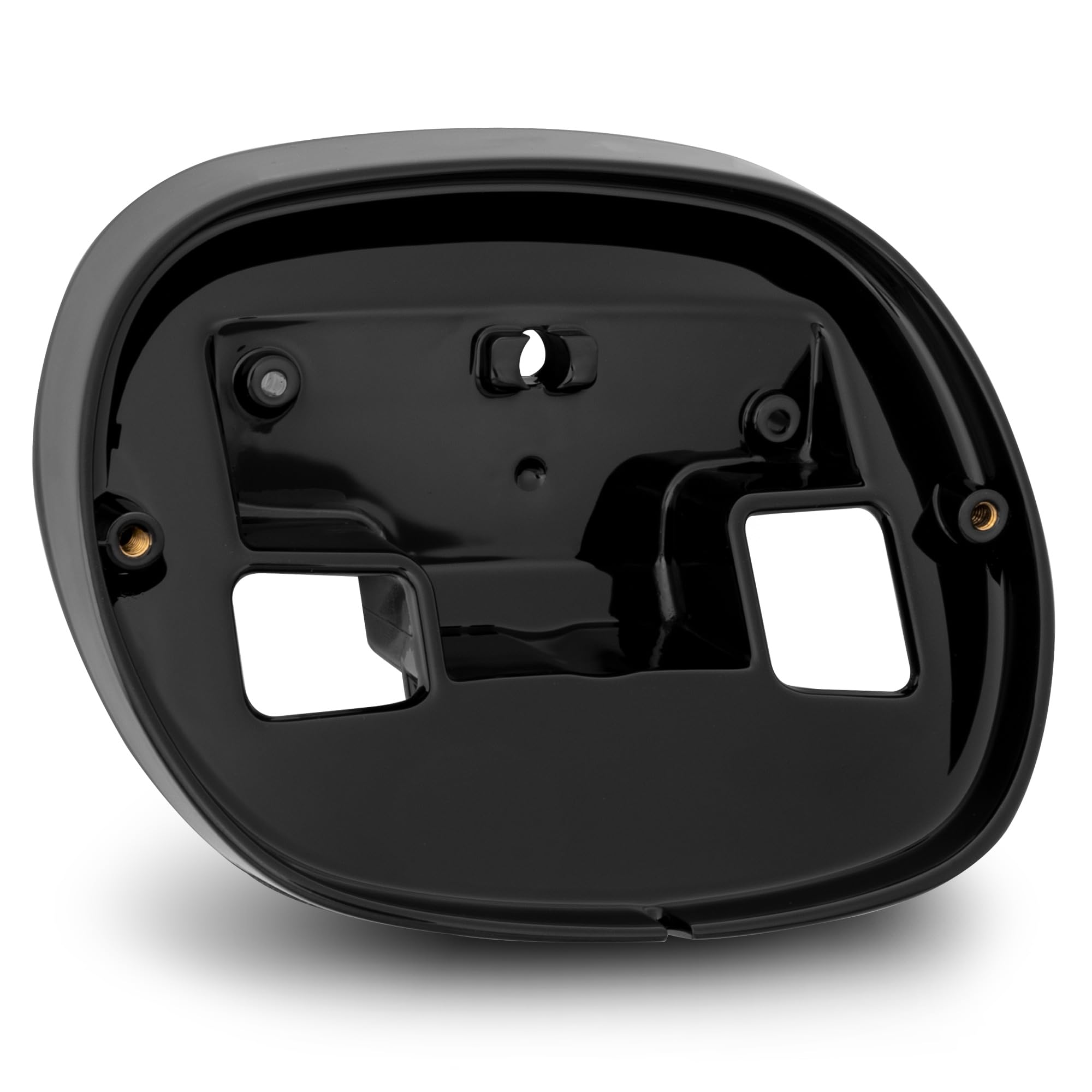 True Mods Black Hd Harley Davidson Tail Light Base Plate Replacement [Part# 68296-99A] Brake Taillight Bracket Baseplate Mount F